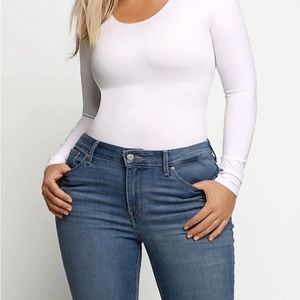 White Heyson bodysuit